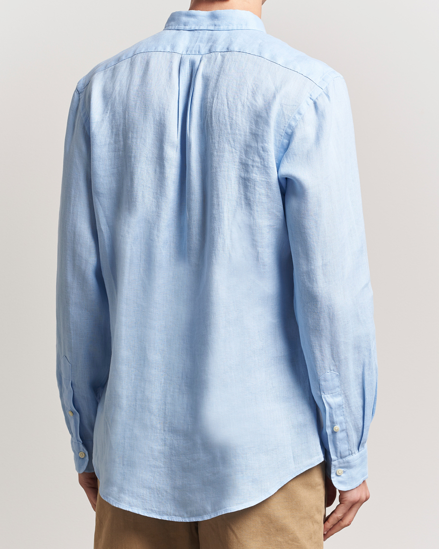 Herren | Hemden | Polo Ralph Lauren | Slim Fit Linen Shirt Office Blue