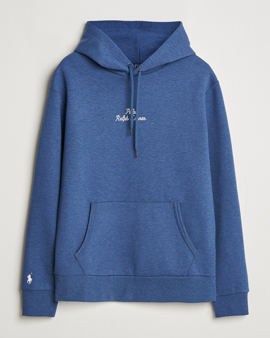 Herren | Pullover | Polo Ralph Lauren | Center Logo Hoodie Derby Blue Heather
