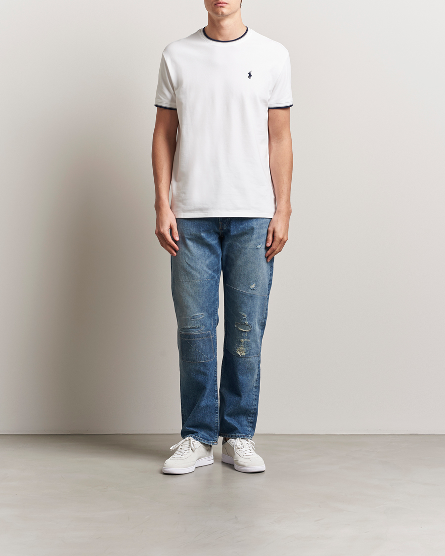 Herren | T-Shirts | Polo Ralph Lauren | Mesh Polo T-Shirt White