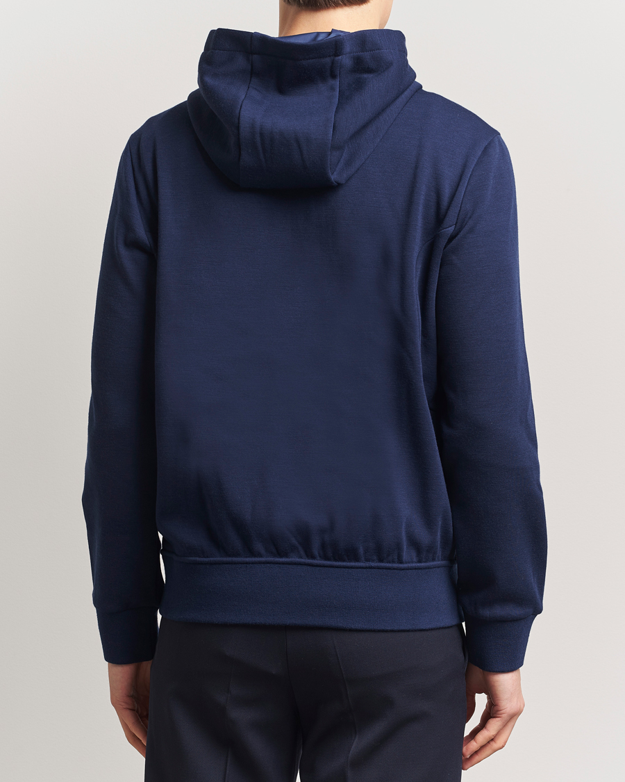 Herren | Pullover | RLX Ralph Lauren | Heavy Teach Wool Full Zip Pullover Refined Navy