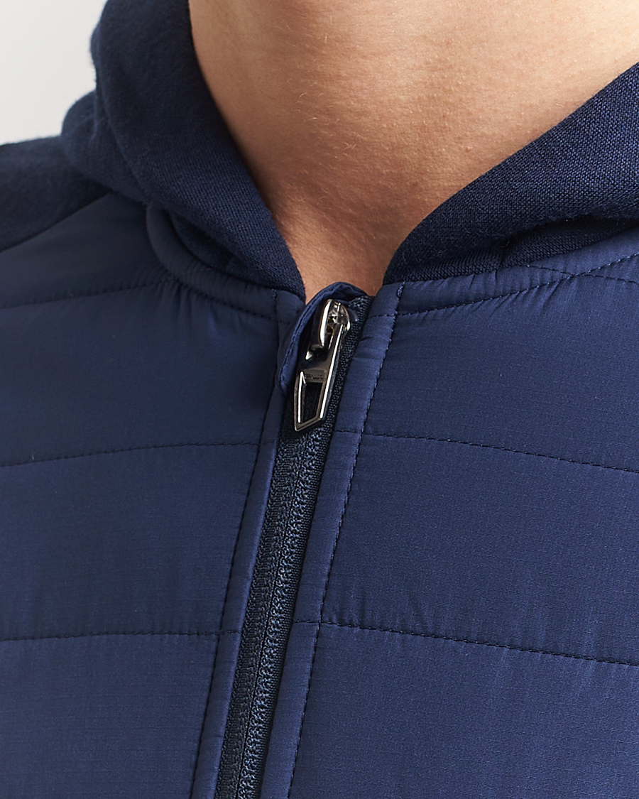 Herren | Pullover | RLX Ralph Lauren | Heavy Teach Wool Full Zip Pullover Refined Navy