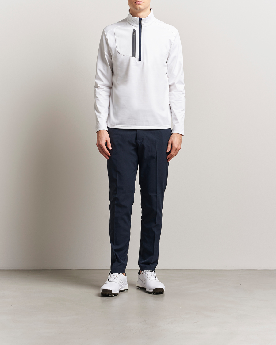 Herren | Pullover | RLX Ralph Lauren | Luxury Jersey Half Zip Ceramic White