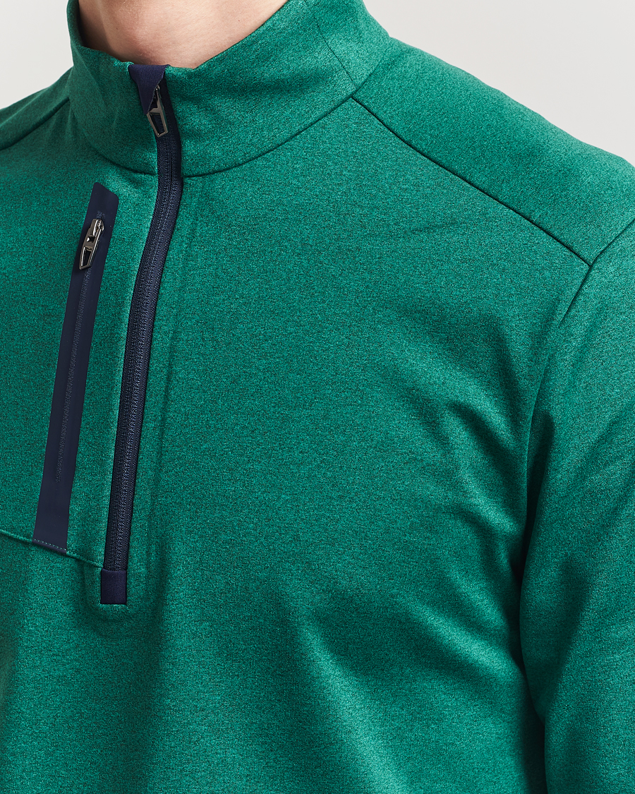 Herren | Pullover | RLX Ralph Lauren | New Lux Performance Half Zip Vermont Green Heather