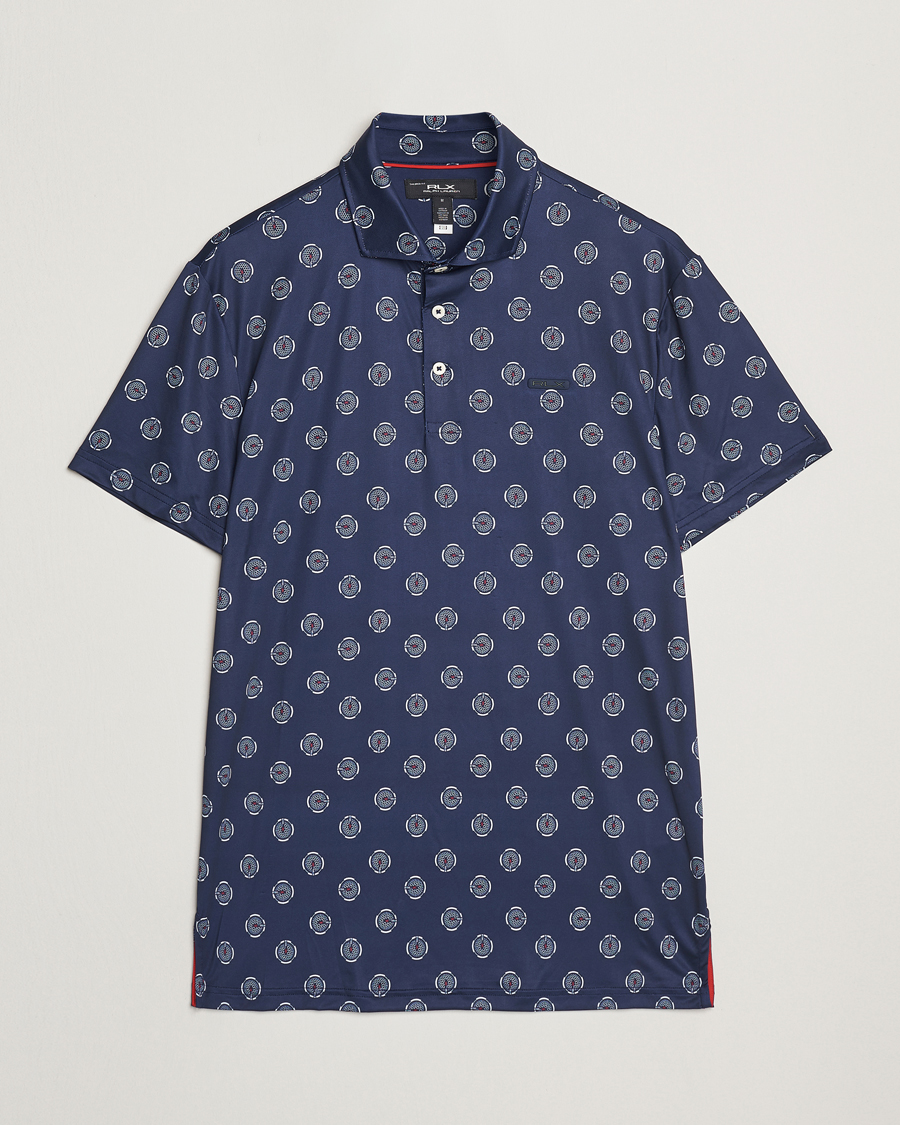 Herren | Poloshirts | RLX Ralph Lauren | Airflow Active Polo Mini G Golfball/Refined Navy