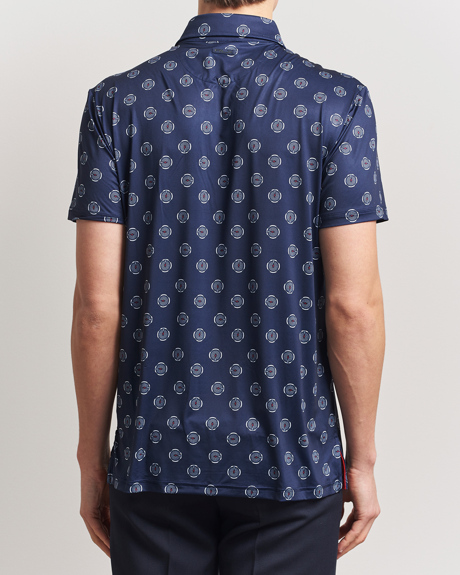 Herren | Poloshirts | RLX Ralph Lauren | Airflow Active Polo Mini G Golfball/Refined Navy