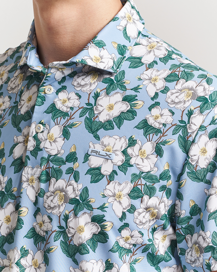 Herren | Poloshirts | RLX Ralph Lauren | Airflow Active Polo Georgia Rose/Office Blue