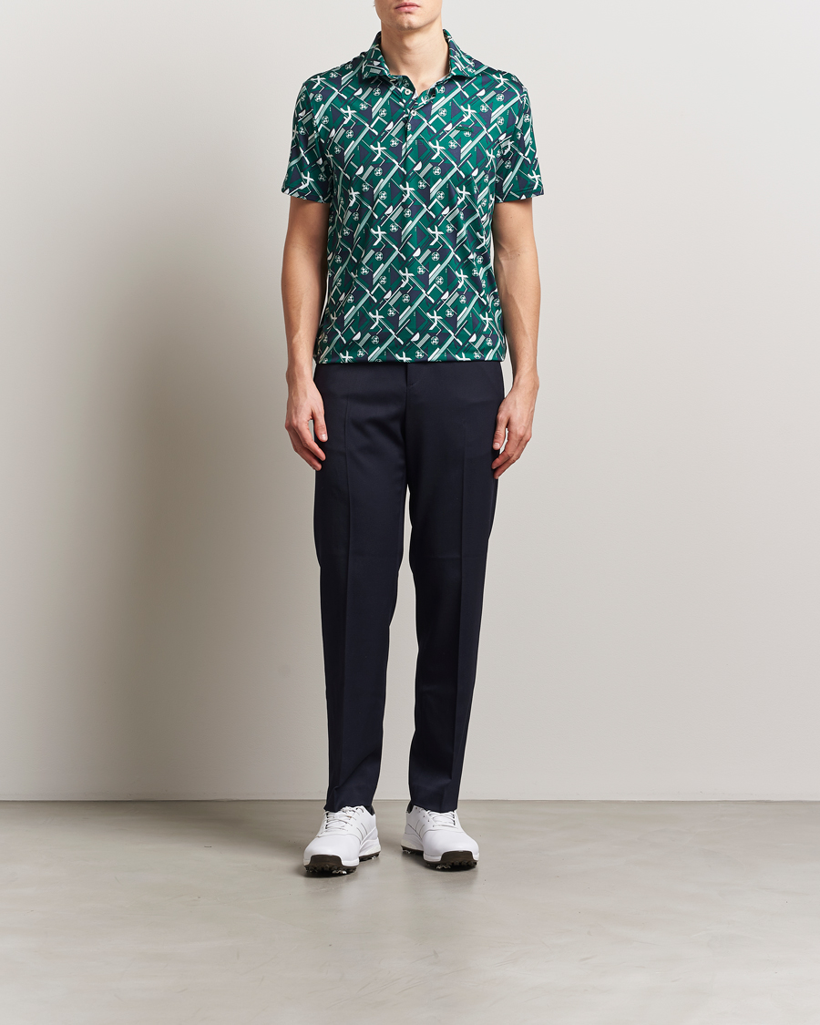 Herren | Poloshirts | RLX Ralph Lauren | Airflow Active Polo Kelly Green/Action Graphic