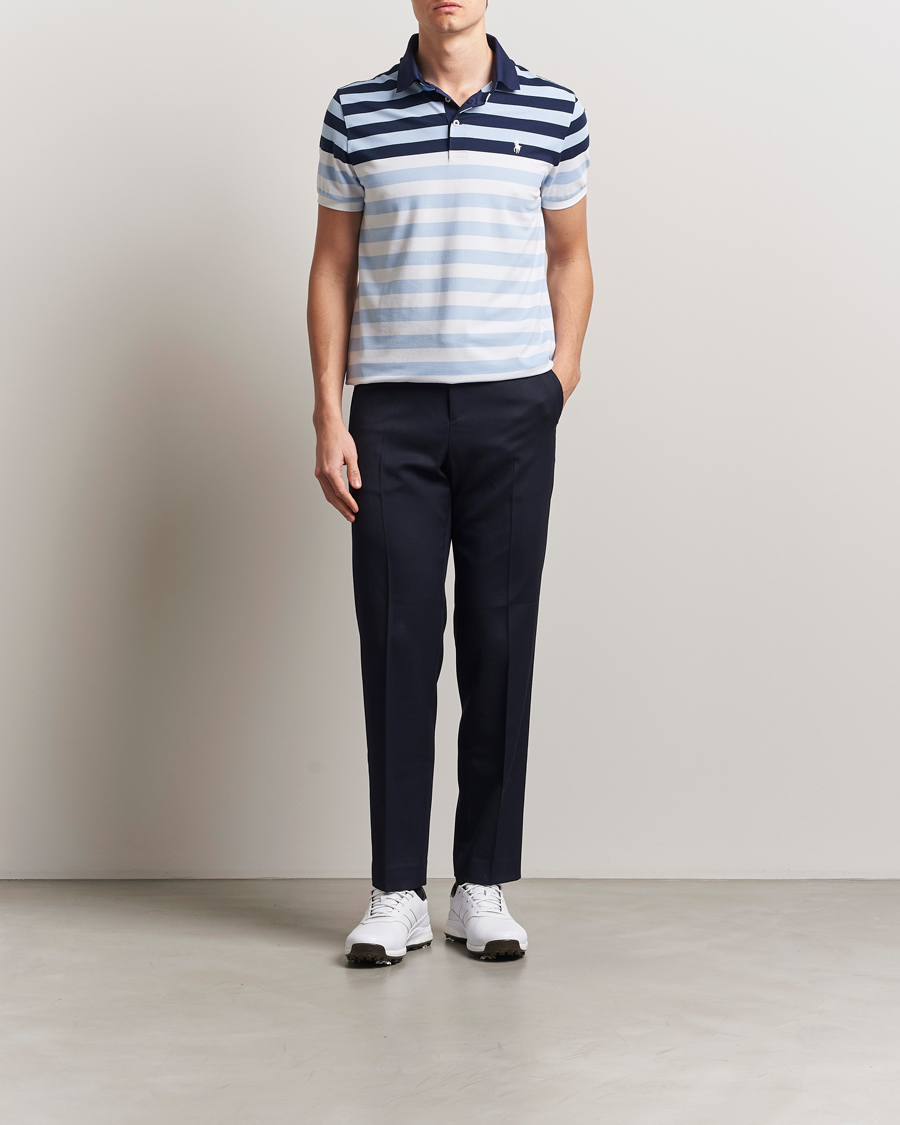 Herren | Poloshirts | RLX Ralph Lauren | Performance Pique Office Blue Multi