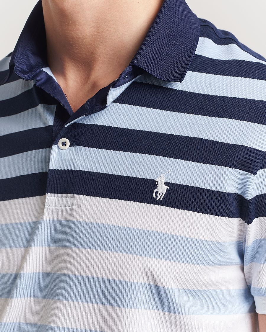 Herren | Poloshirts | RLX Ralph Lauren | Performance Pique Office Blue Multi