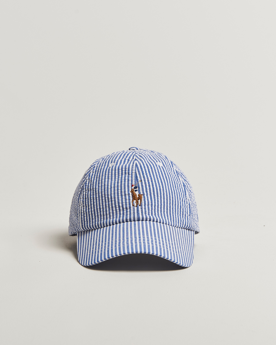 Herren | Polo Ralph Lauren Seersucker Cap Cruise Royal | Polo Ralph Lauren | Seersucker Cap Cruise Royal
