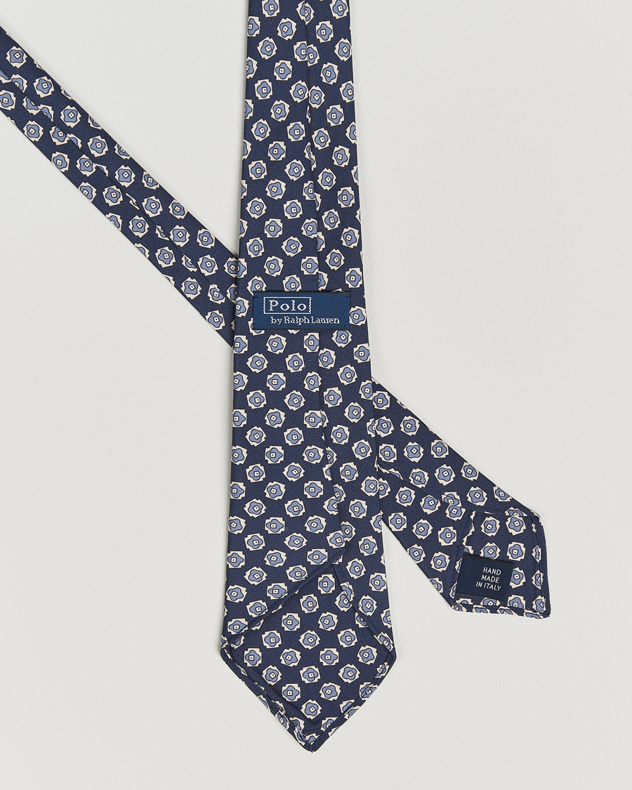 Herren | Polo Ralph Lauren Vintage Archive Neats Tie Navy | Polo Ralph Lauren | Vintage Archive Neats Tie Navy
