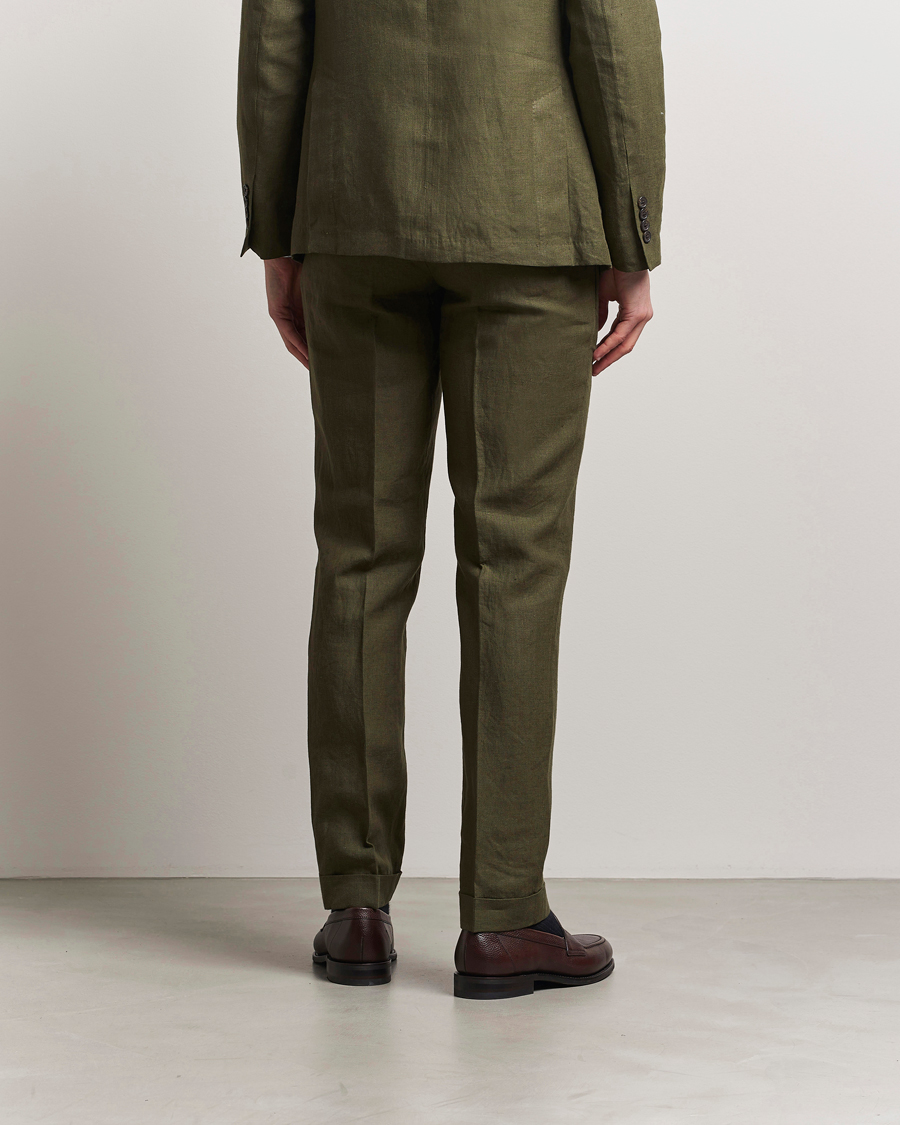 Herren | Hosen | Polo Ralph Lauren | Linen Pleated Trousers Armadillo
