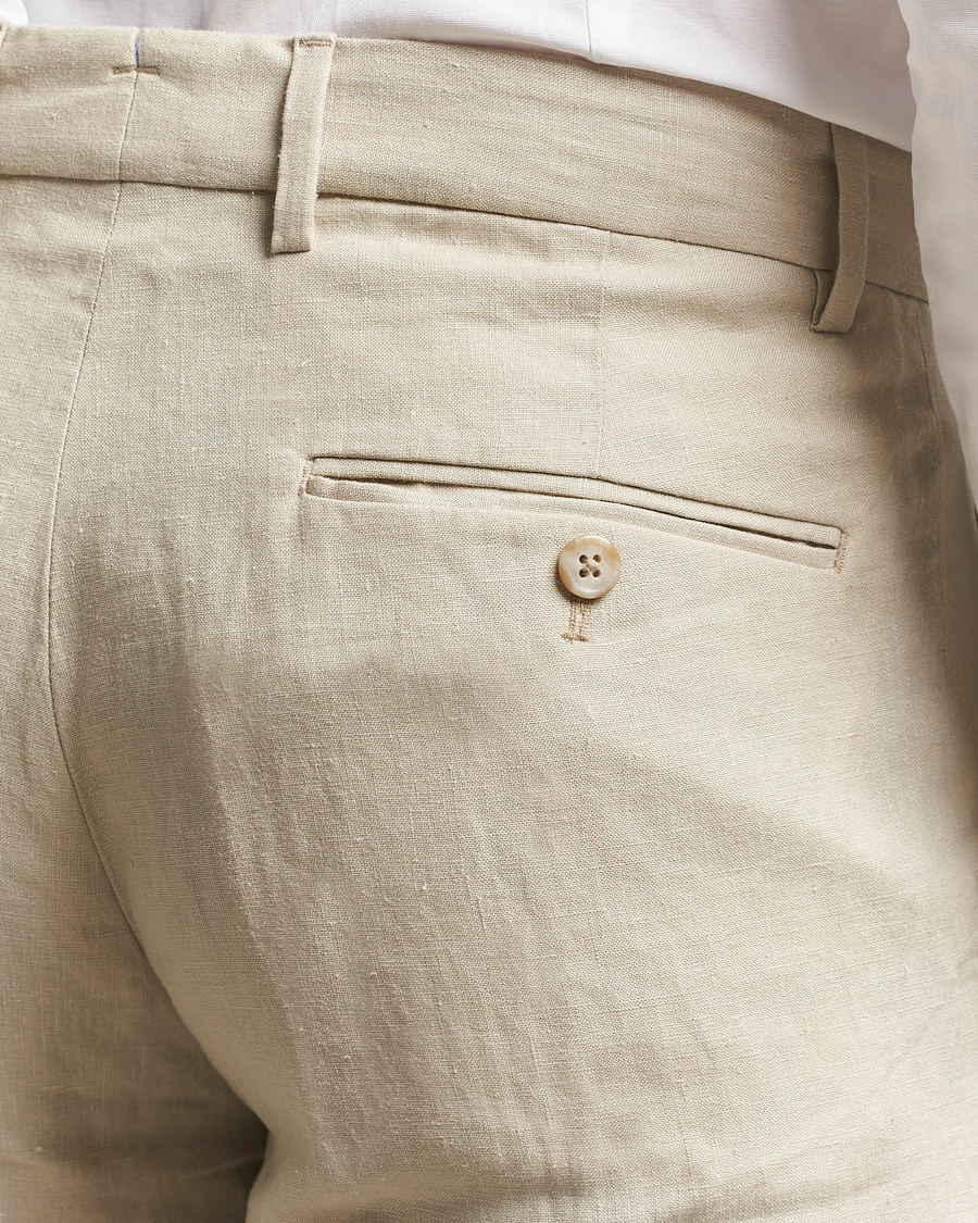 Herren | Hosen | Polo Ralph Lauren | Linen Pleated Trousers Spring Beige
