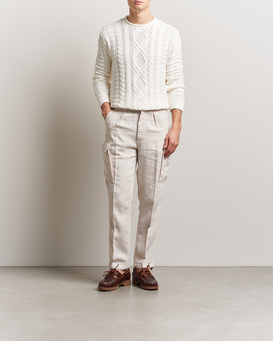 Herren | Hosen | Polo Ralph Lauren | Linen Cargo Pants Dove Beige