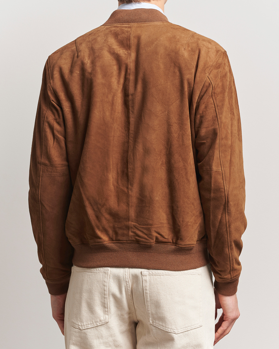 Herren | Jacken | Polo Ralph Lauren | Flight Suede Bomber Jacket Country Brown