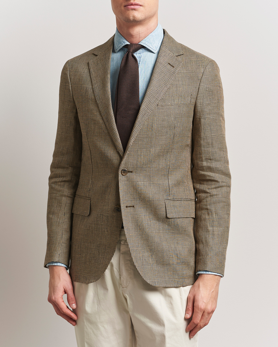 Herren | Sakkos | Polo Ralph Lauren | Glenplaid Sportcoat Tan/Brown