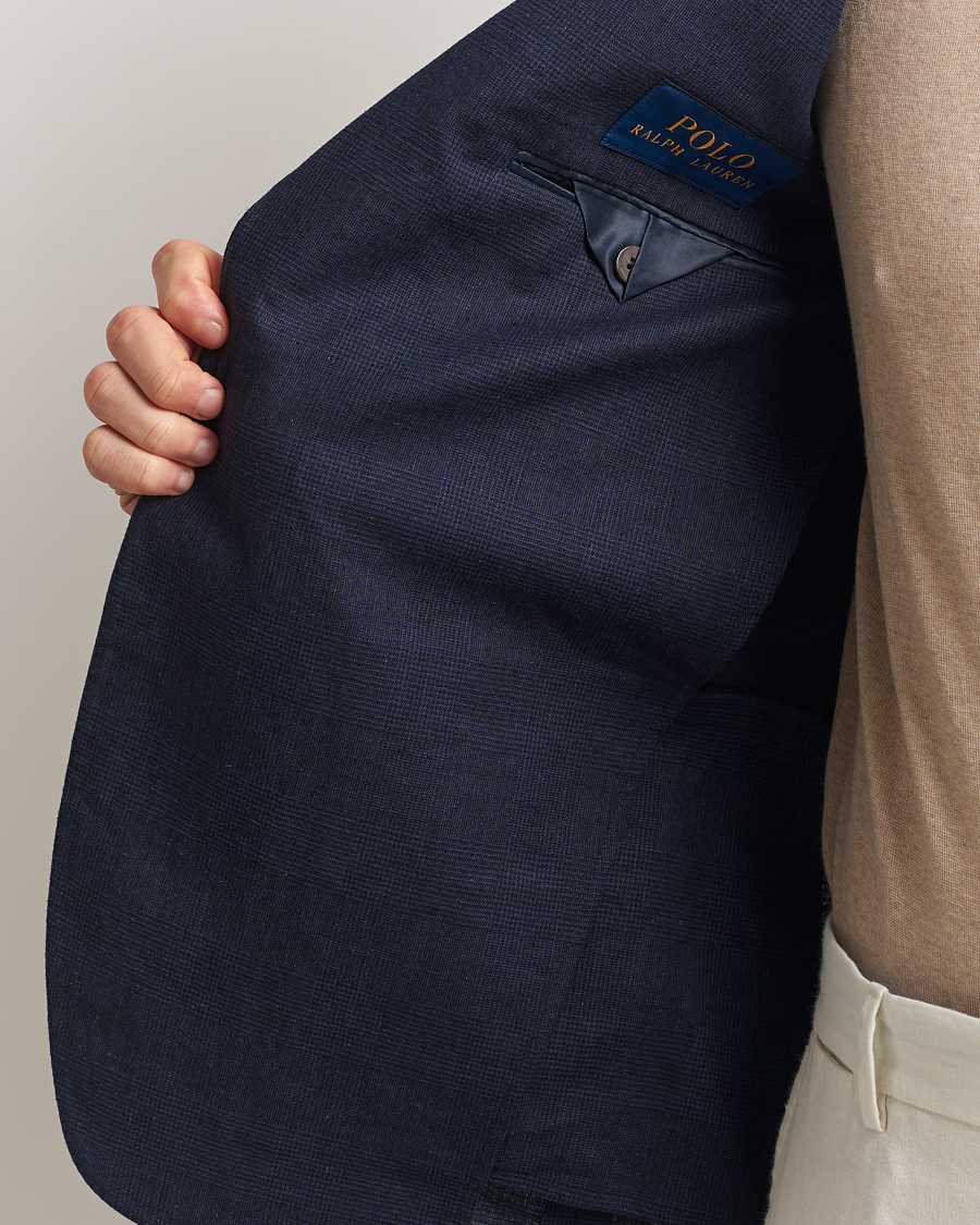 Herren | Sakkos | Polo Ralph Lauren | Tonal Glenplaid Sportcoat Dark Navy/Navy