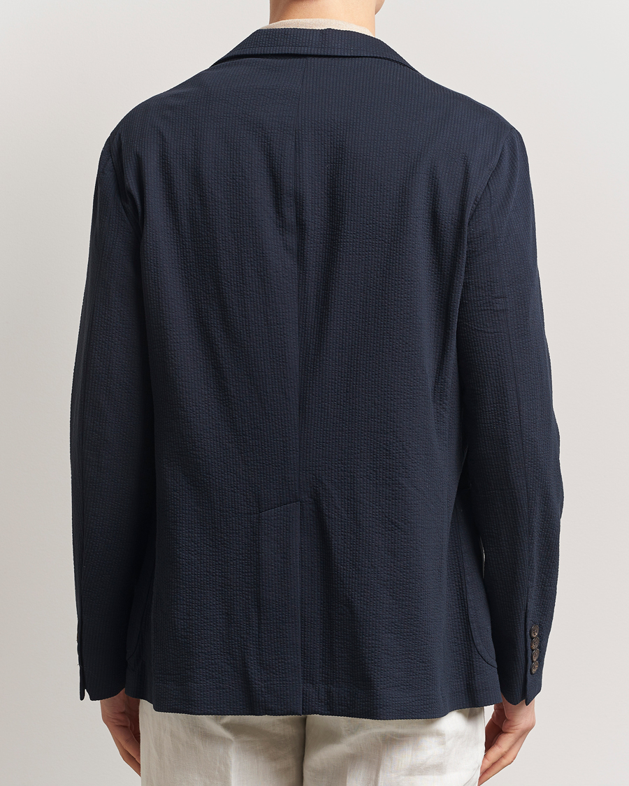 Herren | Sakkos | Polo Ralph Lauren | Single Breasted Seersucker Sportcoat Navy