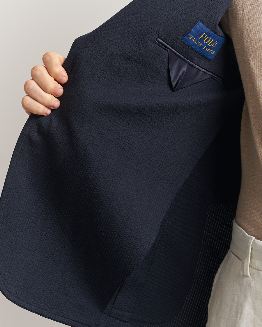 Herren | Sakkos | Polo Ralph Lauren | Single Breasted Seersucker Sportcoat Navy
