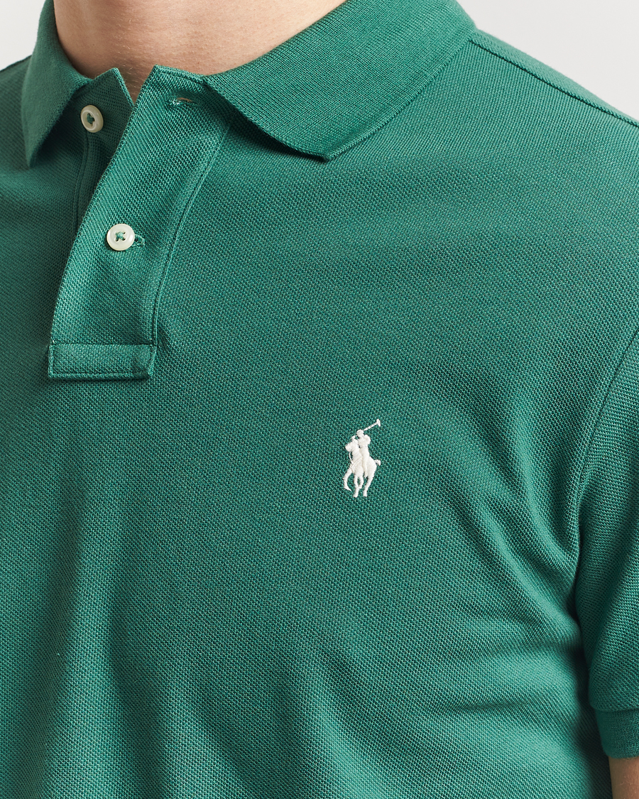 Herren | Poloshirts | Polo Ralph Lauren | Custom Slim Fit Polo Antique Green