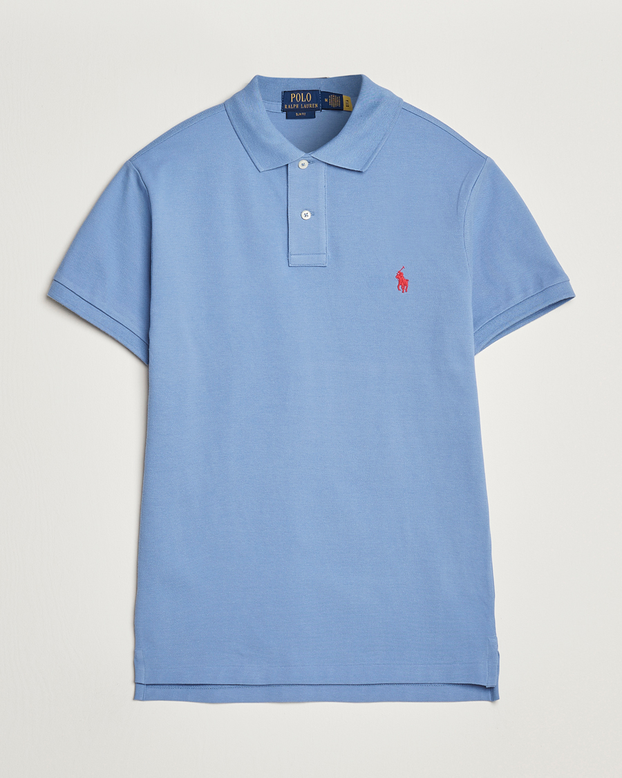 Herren | Poloshirts | Polo Ralph Lauren | Slim Fit Polo Campus Blue