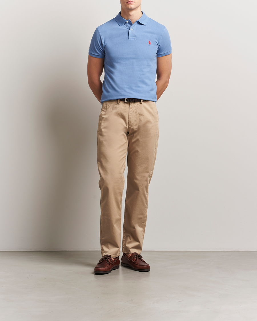 Herren | Poloshirts | Polo Ralph Lauren | Slim Fit Polo Campus Blue