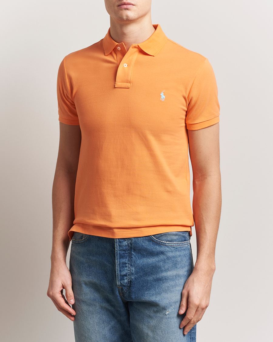 Herren | Poloshirts | Polo Ralph Lauren | Slim Fit Polo Classic Peach