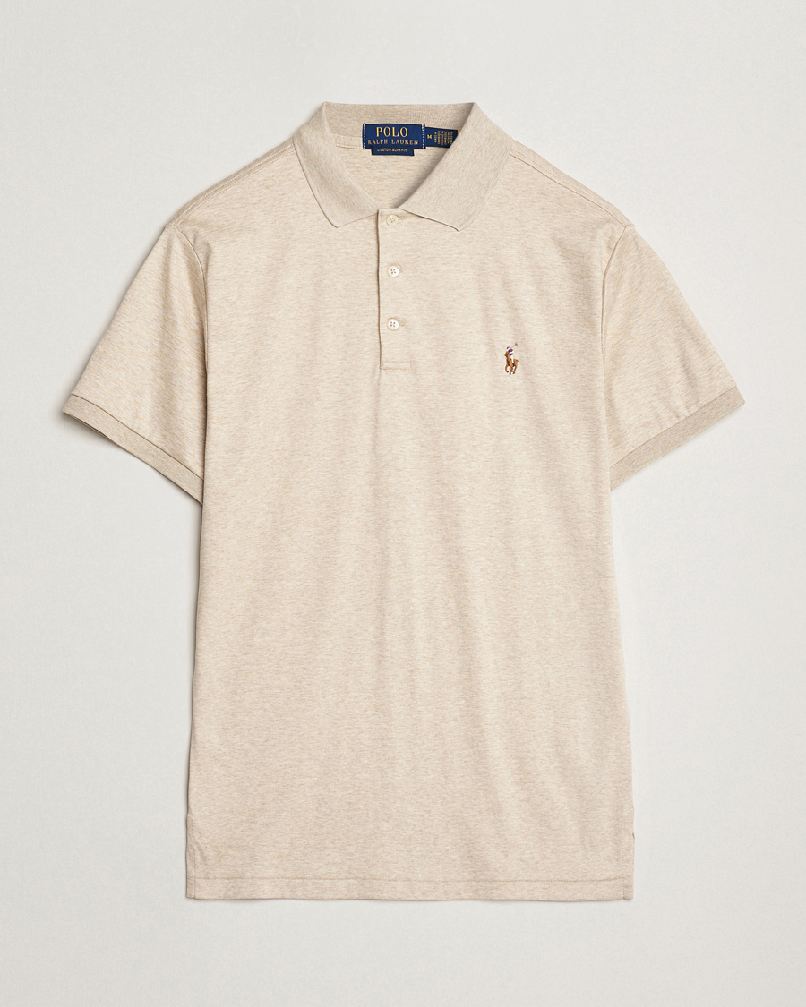 Herren | Poloshirts | Polo Ralph Lauren | Luxury Pima Cotton Polo Expedition Dune Heather