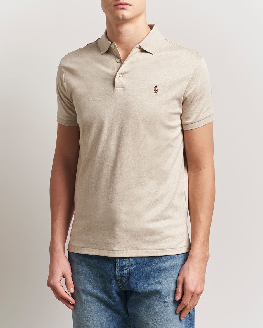 Herren | Poloshirts | Polo Ralph Lauren | Luxury Pima Cotton Polo Expedition Dune Heather