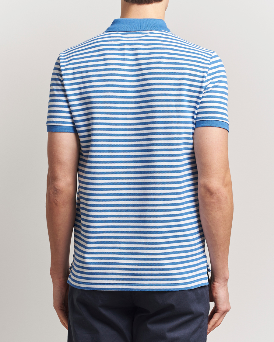Herren | Poloshirts | Polo Ralph Lauren | Custom Slim Fit Striped Polo Embayment Blue/White