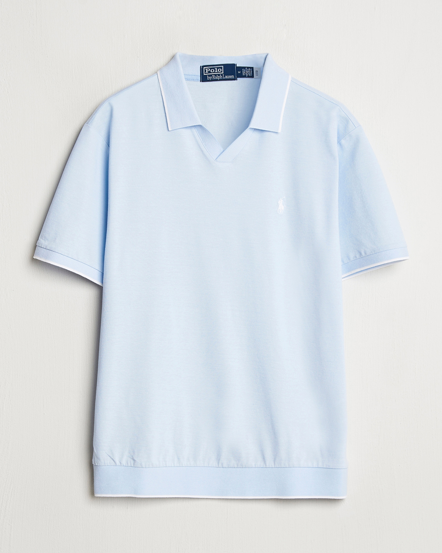 Herren | Poloshirts | Polo Ralph Lauren | Johnny Jaquard Knitted Polo Office Blue