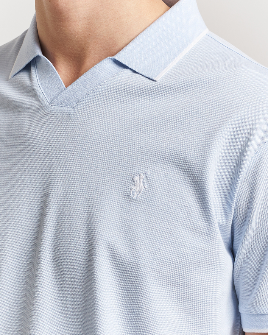 Herren | Poloshirts | Polo Ralph Lauren | Johnny Jaquard Knitted Polo Office Blue