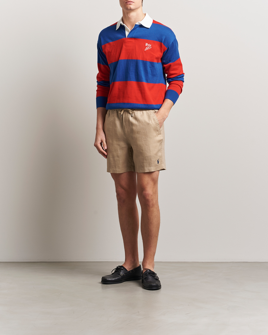 Herren | Shorts | Polo Ralph Lauren | Prepster Drawstring Linen Shorts Coastal Beige