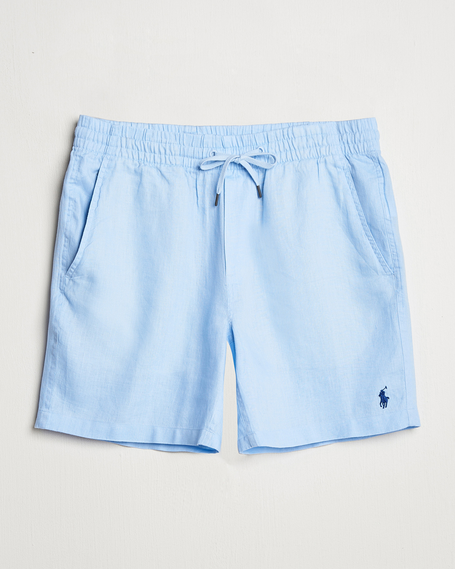 Herren | Shorts | Polo Ralph Lauren | Prepster Drawstring Linen Shorts Office Blue