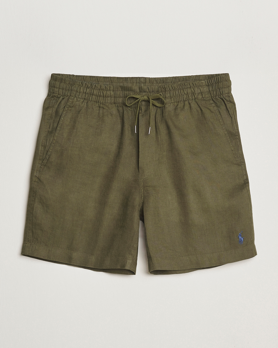 Herren | Shorts | Polo Ralph Lauren | Prepster Drawstring Linen Shorts New Olive
