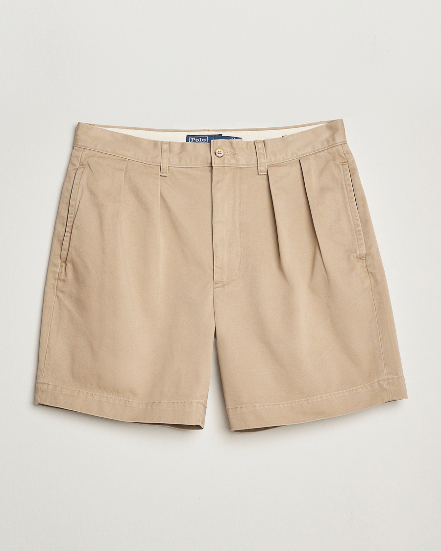 Herren | Shorts | Polo Ralph Lauren | Cormac Pleated Shorts RL Khaki