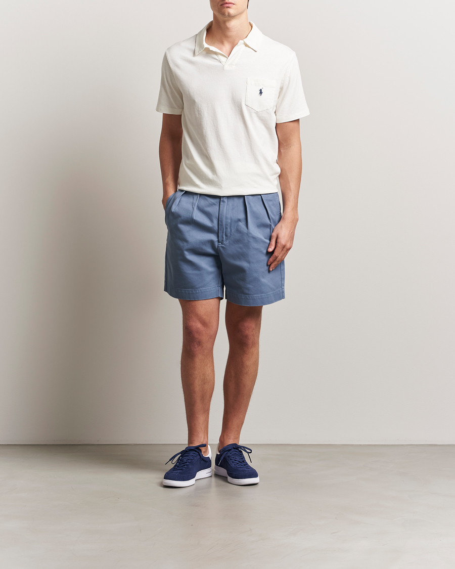 Herren | Shorts | Polo Ralph Lauren | Cormac Pleated Shorts Capri Blue