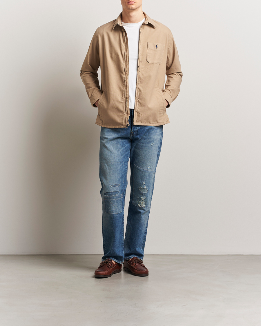 Herren | Hemden | Polo Ralph Lauren | Full Zip Overshirt Surrey Tan