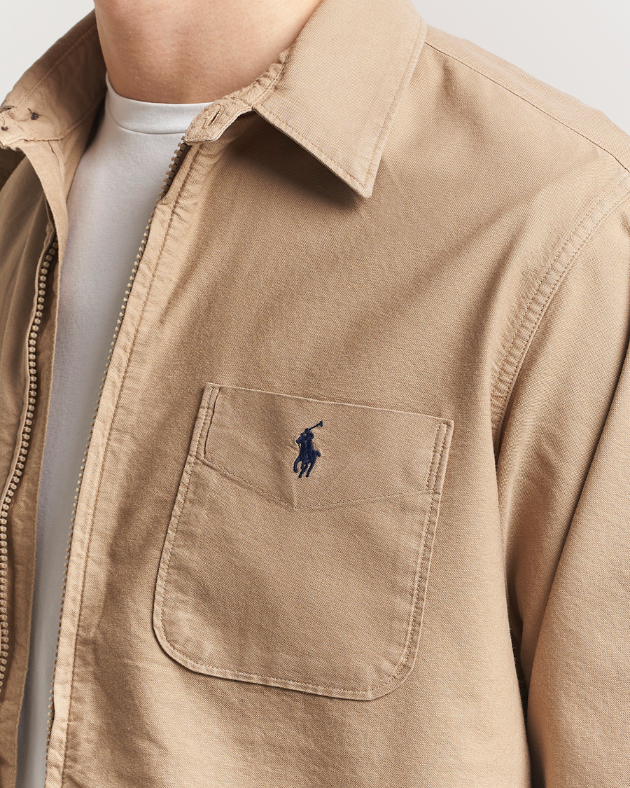 Herren | Hemden | Polo Ralph Lauren | Full Zip Overshirt Surrey Tan