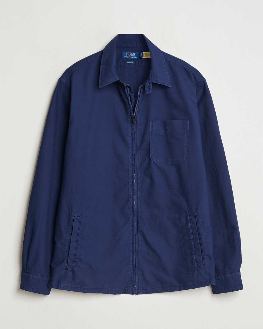 Herren | Hemden | Polo Ralph Lauren | Full Zip Overshirt Newport Navy