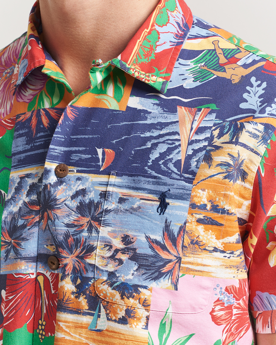Herren | Hemden | Polo Ralph Lauren | Short Sleeve Flower Shirt Beach Patchwork
