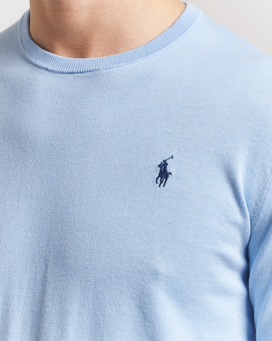 Herren | Pullover | Polo Ralph Lauren | Cotton Crew Neck Sweater Office Blue