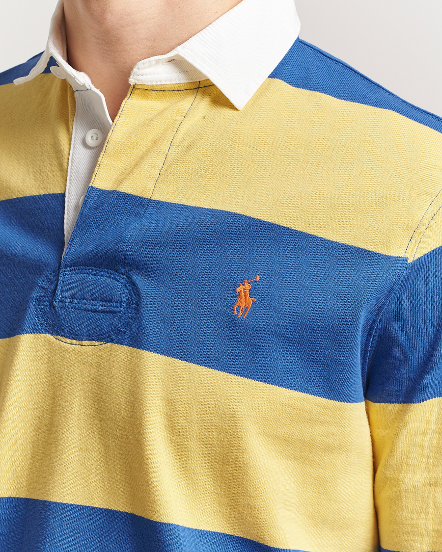 Herren | Pullover | Polo Ralph Lauren | Barstriped Rugger Yellow/Blue