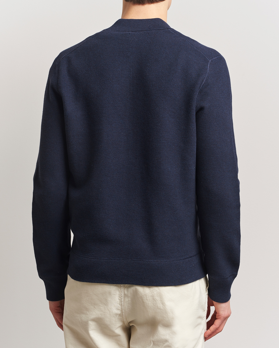 Herren | Pullover | Polo Ralph Lauren | Cotton Full Zip Sweater Navy Heather