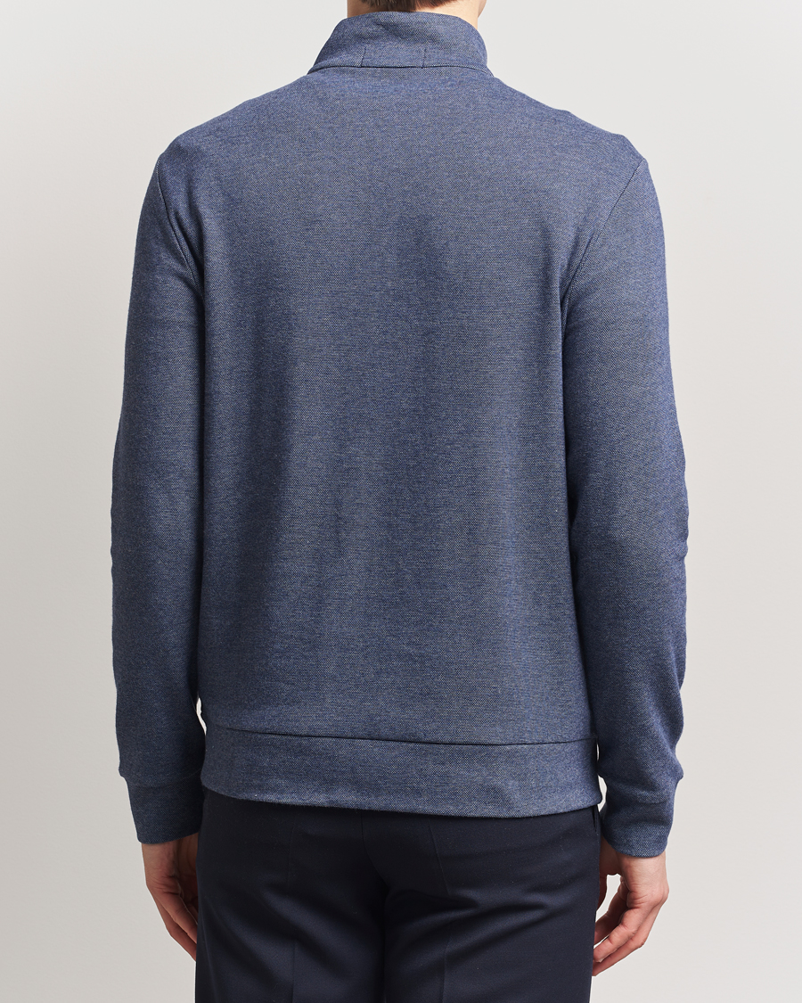 Herren | Pullover | Polo Ralph Lauren | Luxury Texture Half Zip Spring Navy Heather