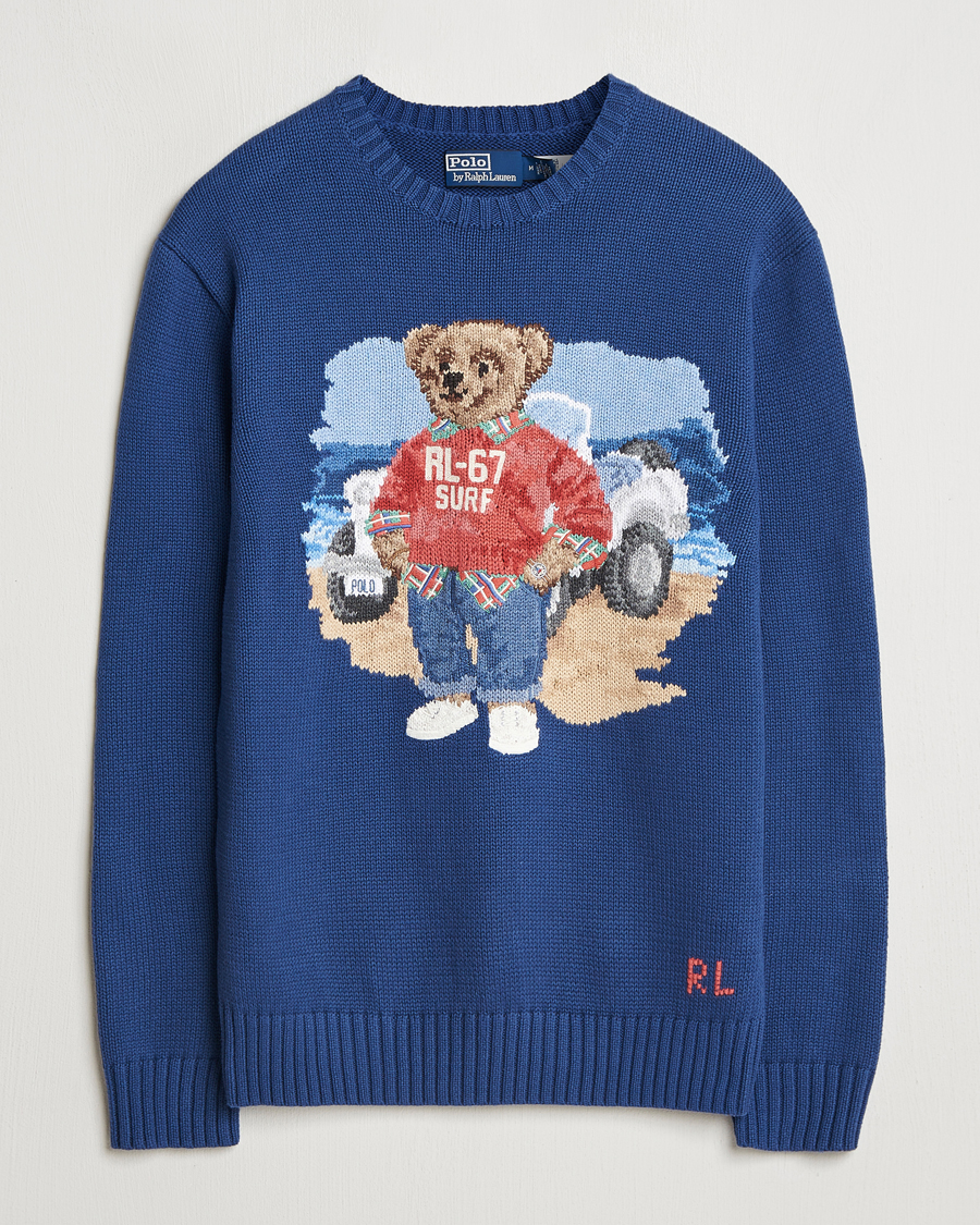 Herren | Pullover | Polo Ralph Lauren | Bear Knitted Sweater Light Navy