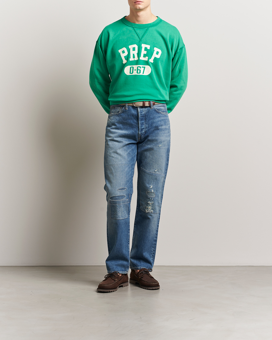 Herren | Pullover | Polo Ralph Lauren | Vintage Crew Neck Sweatshirt Cruise Green