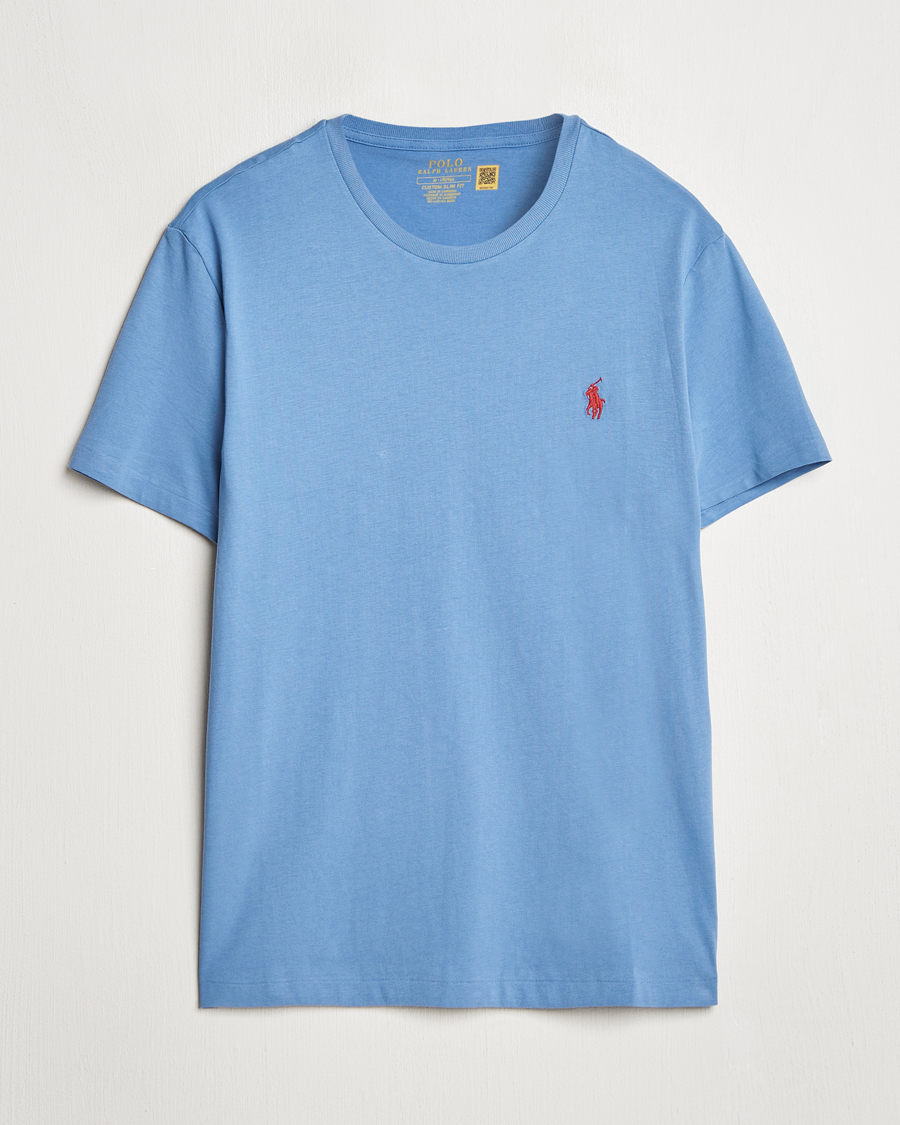 Herren | T-Shirts | Polo Ralph Lauren | Crew Neck T-Shirt Campus Blue