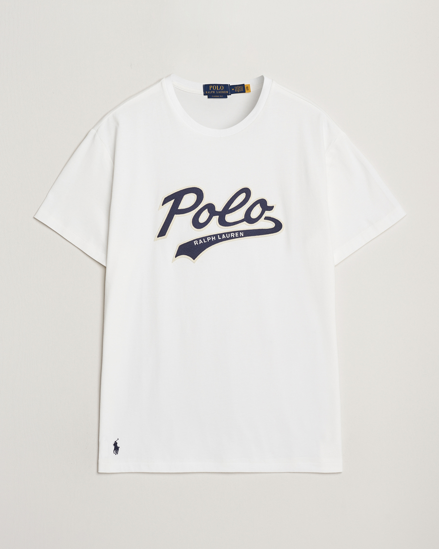 Herren | T-Shirts | Polo Ralph Lauren | Crew Neck Logo T-Shirt White