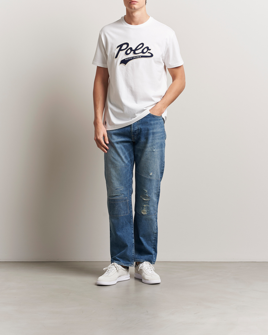 Herren | T-Shirts | Polo Ralph Lauren | Crew Neck Logo T-Shirt White